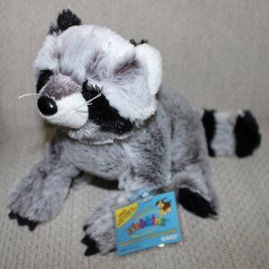 3/$118❤️Ganz Webkinz HM143 Raccoon Plush Toy Pet Stuffie Wild Animal Sealed Code
